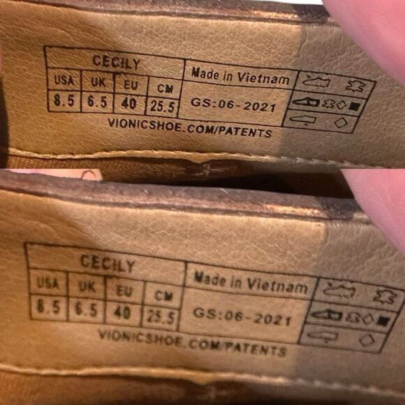 Vionic $170 Cecily Waterproof Leather Ankle Boot Dual Zip Orthotic Support Women - Picture 12 of 16